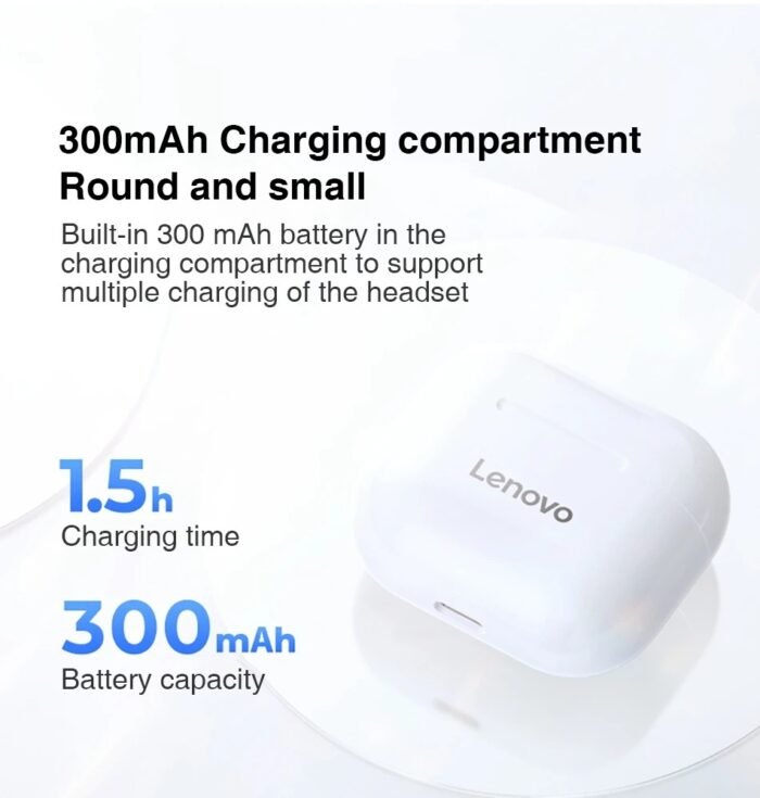 Lenovo LP40 TWS Wireless Bluetooth Earbuds - Image 9