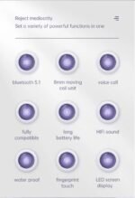 M32 Wireless Headphones Stereo Sport Touch Headset TWS Bluetooth V5.1 Earphones Earbuds with Microphone - Image 11