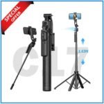 1630mm/64in C17 Tripod Selfie Stick 360° Auto Rotation Shooting Quadruped Phone Stand Face Track Bluetooth Remote Control Tripie - Image 6