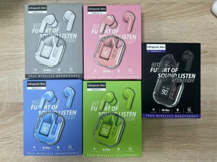 Ultrapods Max Wireless Earbuds 5.3 Transparent - Image 4