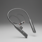 RECRSI RE-NY028 Hanging Neckband Earphone - Black - Image 2