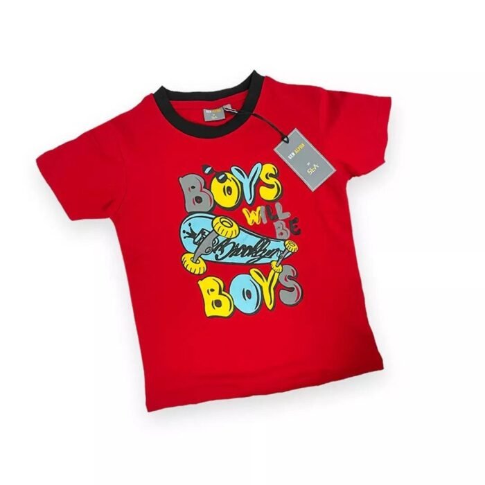 Skater Casual Red Wear Set for kids - Image 3