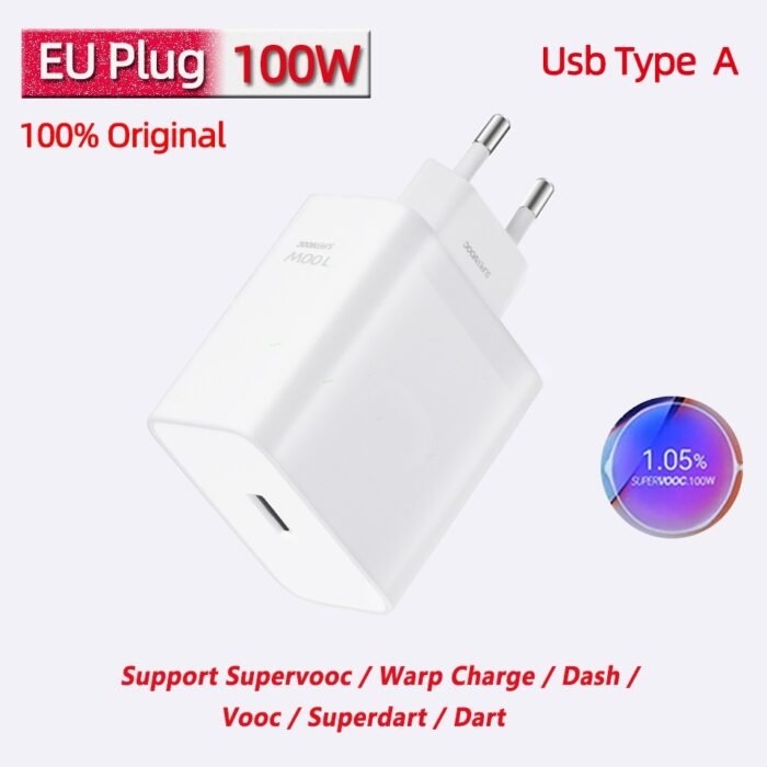 Oneplus Charger Supervooc 100W Type-A Power Adapter EU US 80w Super Fast Type C Cable One Plus 12 11 10 Pro Nord CE 3 - Image 3