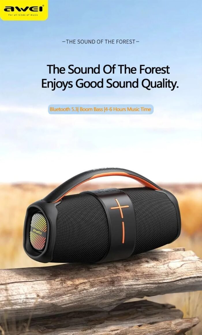 Awei Y887 Portable Outdoor Bluetooth Speaker - Image 7