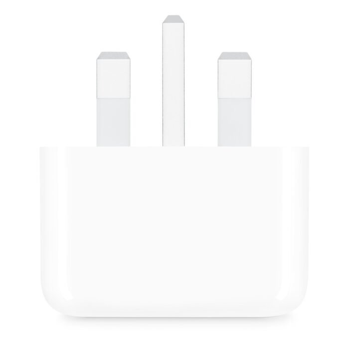 Apple 20W USB-C Power Adapter Folding pins (New Pack) - White (Model -A2344)- White - Image 4