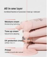 Heimish Bulgarian Rose Tinted Tone-up Sunscreen SPF50+ PA+++ – 30ml - Image 4