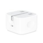 Apple 20W USB-C Power Adapter Folding pins (New Pack) - White (Model -A2344)- White - Image 3