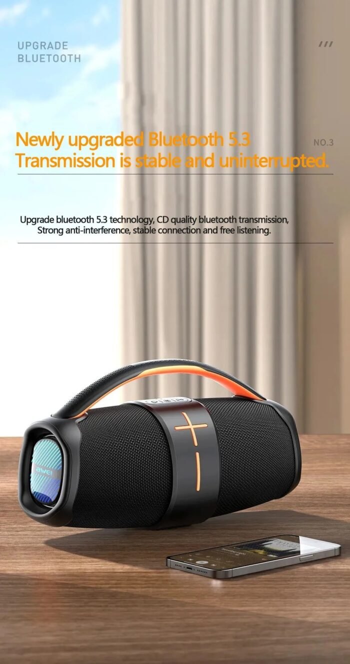 Awei Y887 Portable Outdoor Bluetooth Speaker - Image 6