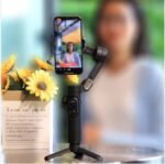 Smart XE 3-Axis Gimbal Stabilizer Foldable Handheld Selfie Stick Smart Face Tracking APP Control Original Video Volg - Image 4