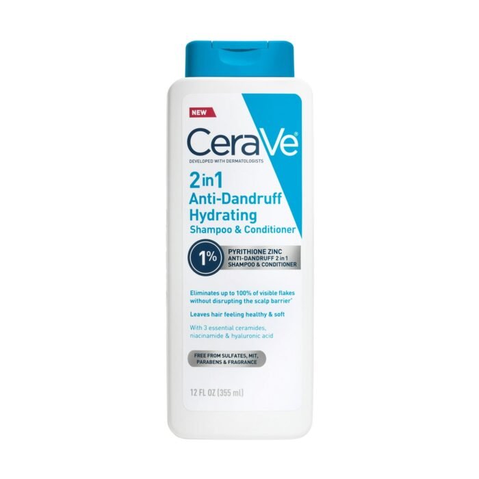 CeraVe 2-in-1 Anti-Dandruff Hydrating Shampoo and Conditioner – 355ml - Image 14