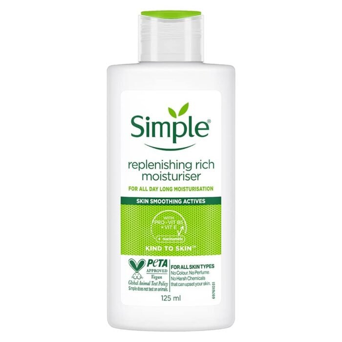 Simple Replenishing Rich Moisturiser – 125ml - Image 6