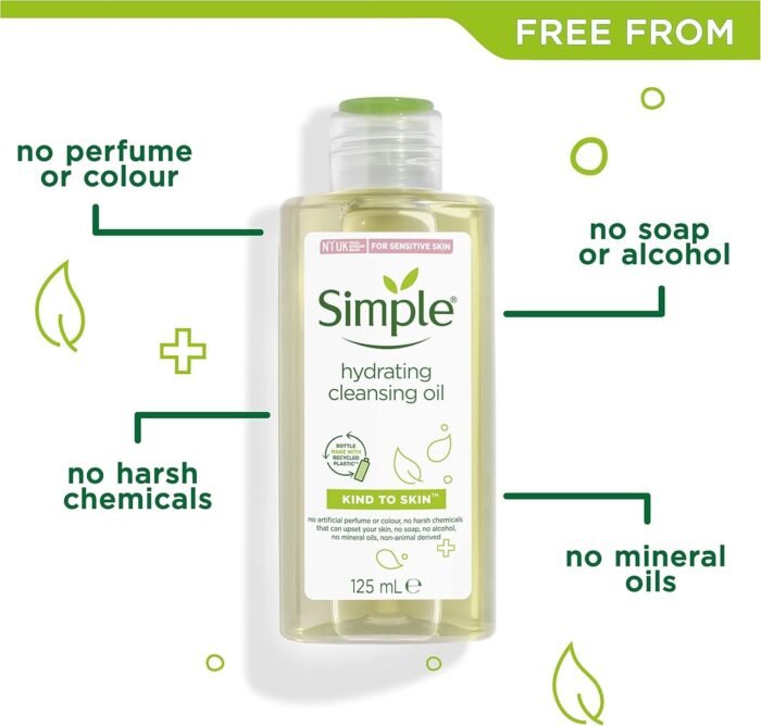 Simple Kind To Skin Hydrating Cleansing Oil 125ml - Image 5
