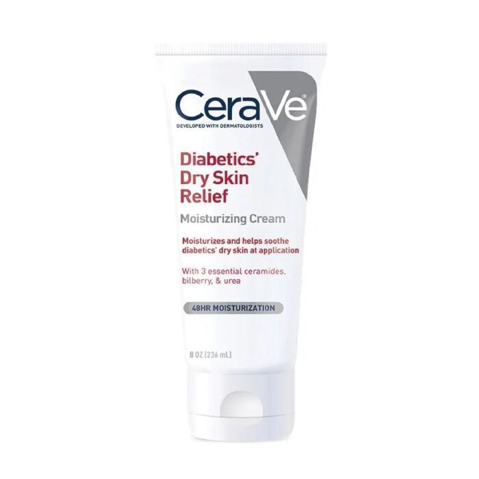 CeraVe Diabetics Dry Skin Relief Moisturizing Cream – 236ml - Image 7
