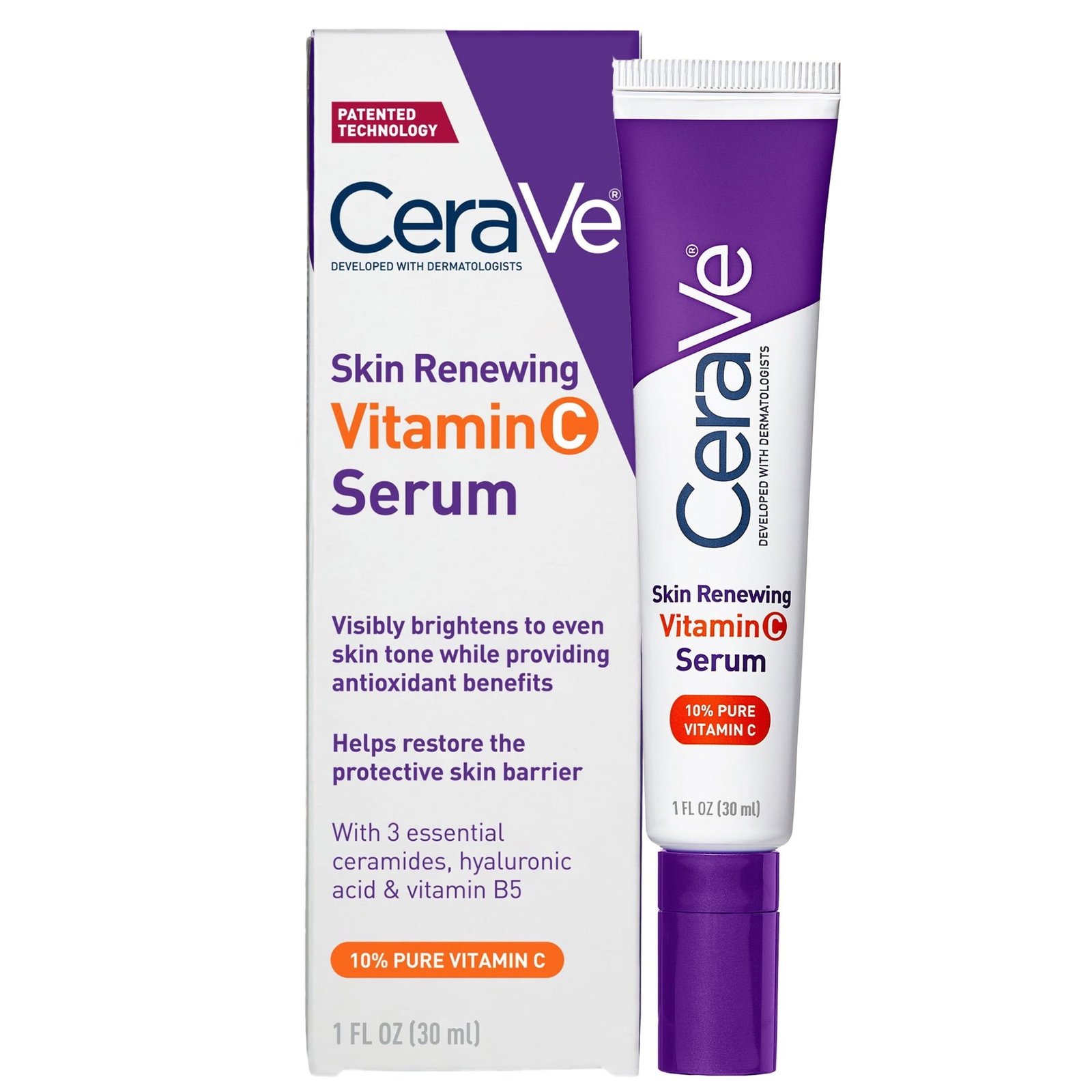 imgi_4_CeraVe-Skin-Renewing-Vitamin-C-Face-Serum-Skin-Brightening-Antioxidant-Serum-For-Dull-Skin-1-fl-oz_8e54432d-55b9-4c2d-bb4e-a1f4b37a11ac.d54631a038b9b8907c444 CeraVe Skin Renewing Vitamin C Serum – 30ml - Image 1