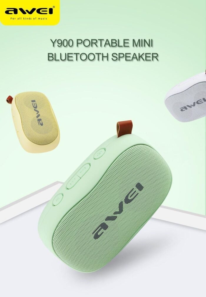 AWEI Y900 Mini Portable Wireless Bluetooth Speaker with Built in Mic - Image 14