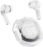 Wireless ultra pro Ear buds Transparent  Digital Bluetooth Headphone - Image 3