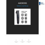 Htc At-522 Rechargeable Electric Hair Clipper Low Noise Hair Trimmer Hair Cutting Machine Beard Shaver Trimer For Men - Image 10