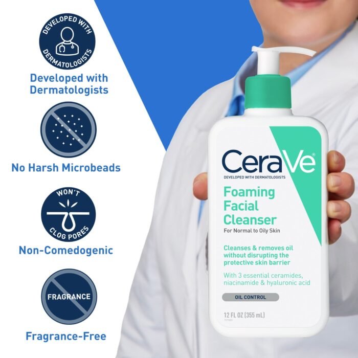 CeraVe Foaming Facial Cleanser - Image 3