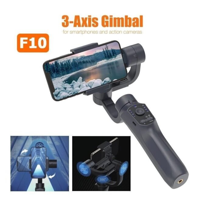 3-Axis F10 Handheld Smartphone Gimbal Stabilizer Selfie Stick Outdoor For Live For Vlog For TikTok Phone Holder - Image 12