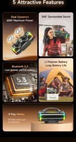 KA12 60W Outdoor Bluetooth Speaker - Image 11