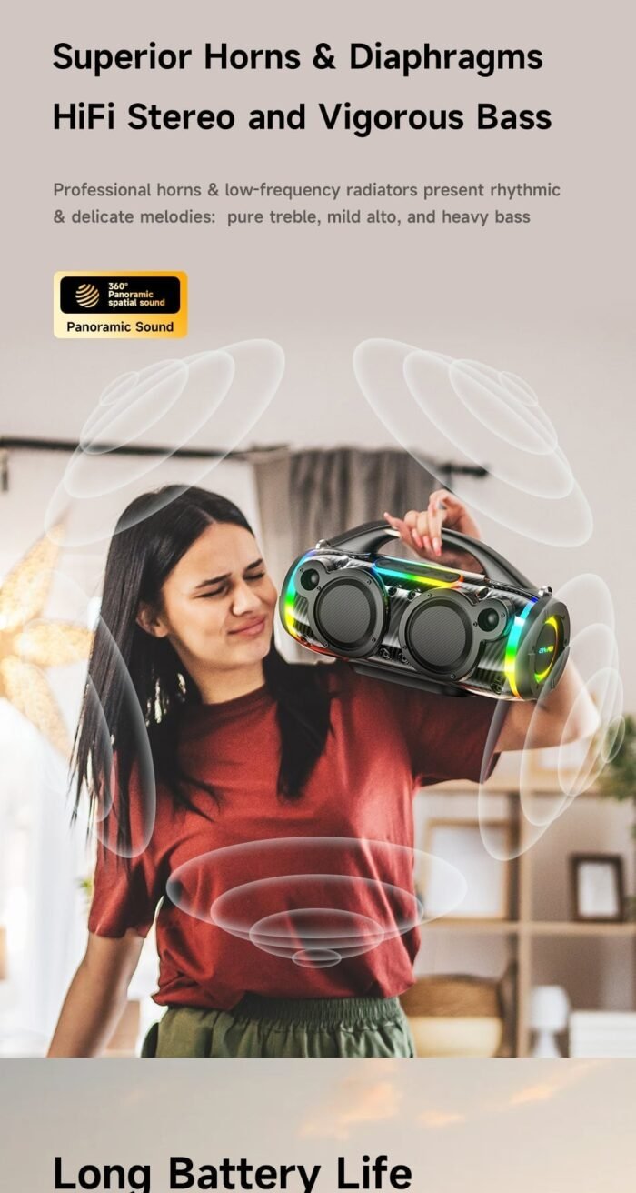 KA12 60W Outdoor Bluetooth Speaker - Image 5