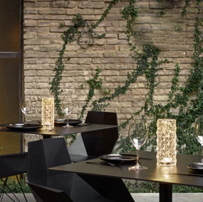 Usb Rechargeable RGB 16 Color Crystal Rose Diamond Table Lamp Acrylic Table Lamp for Living Room Bedroom with Remote - Image 4