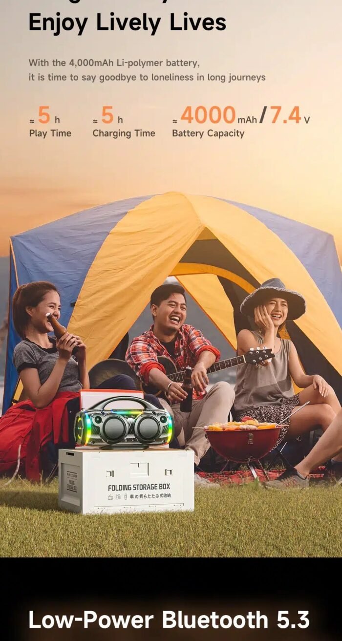 KA12 60W Outdoor Bluetooth Speaker - Image 6