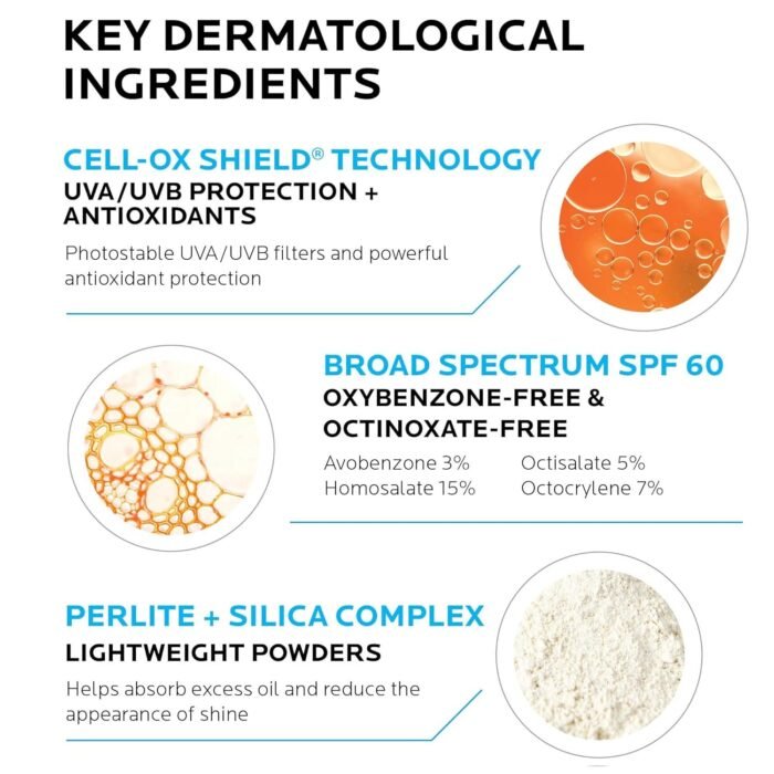 La Roche Posay Anthelios Clear Skin Sunscreen Dry Touch SPF 60 – 50ml - Image 5