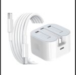 35 w 3 pin c charger I phone  35W Fast Charger For All Smart Phone Iphone, Samsung , Redmi, Realme, Poco, Vivo,Xiaomi Fast Charging And Cable Type C To Type C (3Pin Charger + Cable) - Image 6