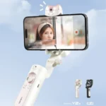 hohem iSteady V2S 3-Axis Smartphone Gimbal Stabilizer AI Smart Tracking - pink - Image 9