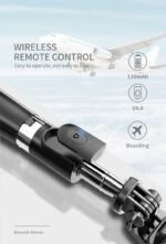 Extendable Wireless Selfie Stick Tripod L02 Phone Self Stick With Bluetooth Remote Safe and reliable Good effect and easy to use - Image 9