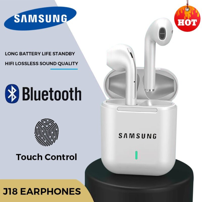 new Samsung color I12 TWS Bluetooth earphones wireless earplugs frosted feel TWS stereo touch control - Image 4
