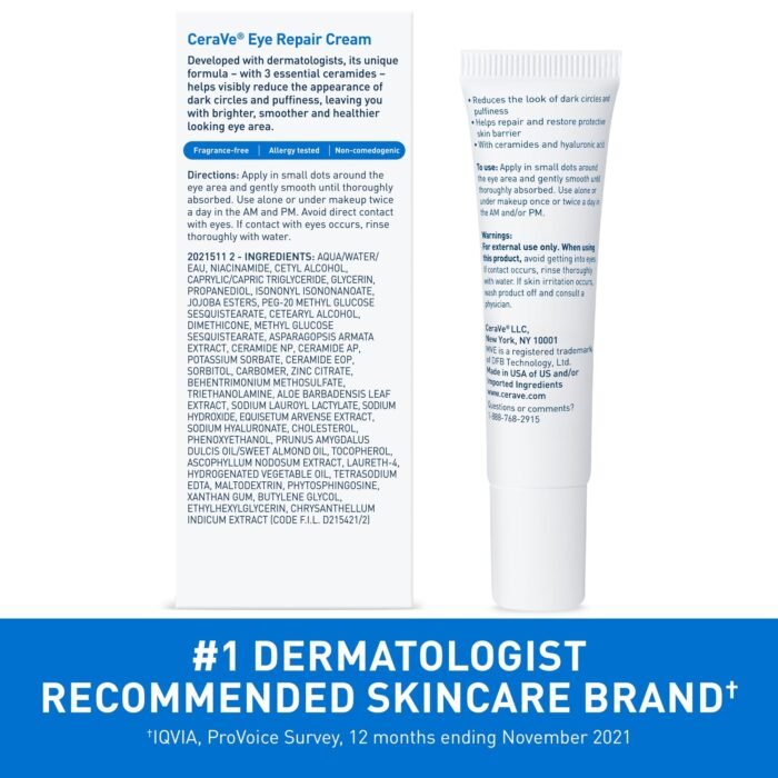 CeraVe Eye Repair Cream – 14.2g - Image 2