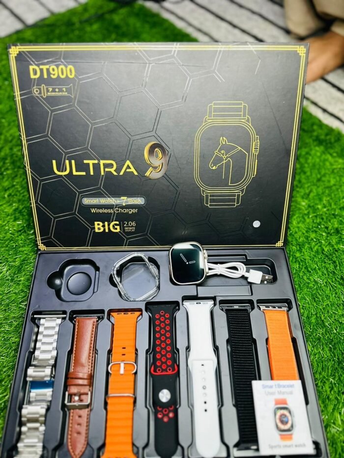 Dt900 Ultra ( 7 + 1) Smart Watch 2.06 Big Display Wireless Charging - Image 2