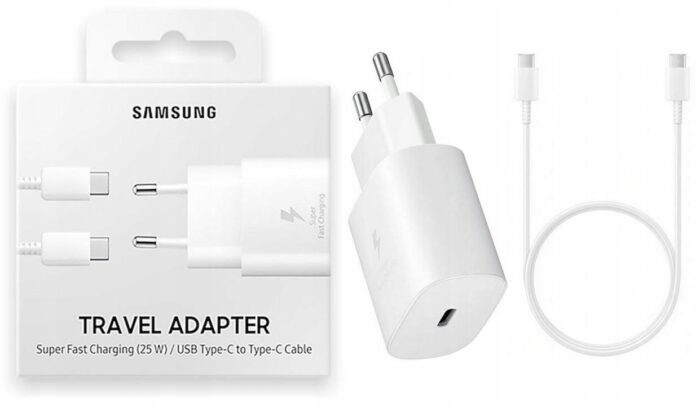 Samsung 25W Super Fast Original Charger USB Type C Charger Power Adapter For Galaxy Usb-C 2 Pin - Samsung 25wat PD Charger - Image 4