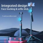 Q185 Auto Face Tracking Tripod Selfie Stick with Wireless Remote Control Smart Auto AI Tracking Stabilizer Gimbal (5.8) foot - Image 8