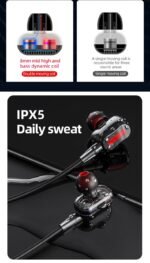 Original Lenovo HE05 Pro TWS Wireless Earphone Bluetooth 5.0 Sports Noise Canceling Neckband Headphones Waterproof Microphone - Image 15