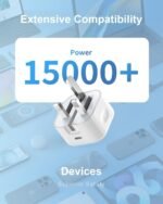 35 w 3 pin c charger I phone  35W Fast Charger For All Smart Phone Iphone, Samsung , Redmi, Realme, Poco, Vivo,Xiaomi Fast Charging And Cable Type C To Type C (3Pin Charger + Cable) - Image 3