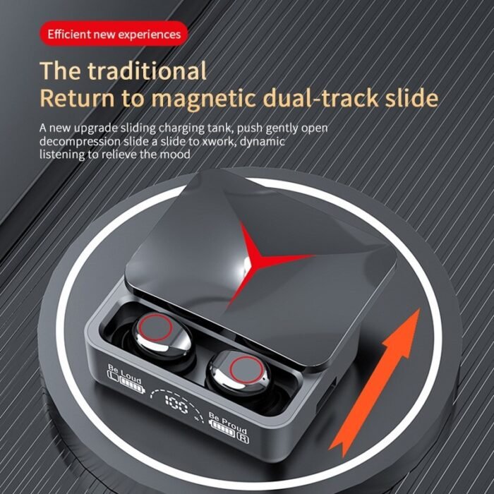 M90 Pro TWS Earbuds Bluetooth 5.2 Type-C with  Power Bank Charge Your Phone, 280 Hours Playback - Image 4