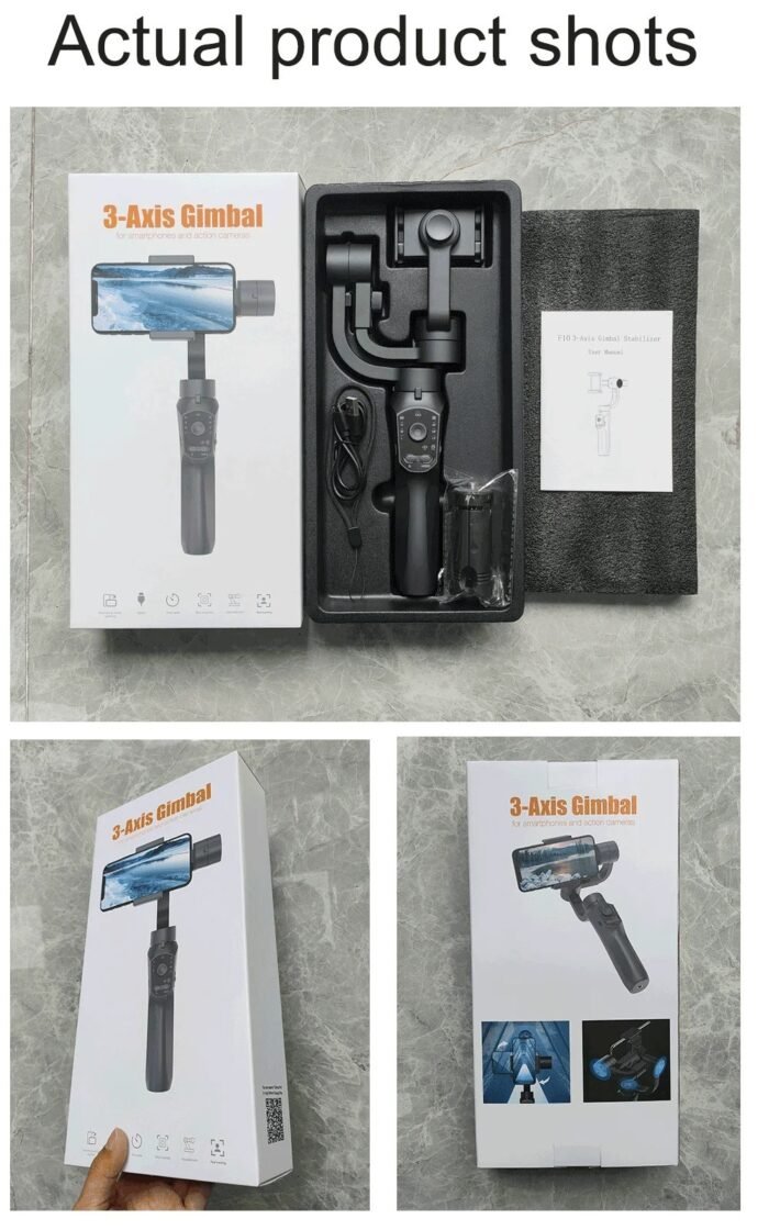 3-Axis F10 Handheld Smartphone Gimbal Stabilizer Selfie Stick Outdoor For Live For Vlog For TikTok Phone Holder - Image 2