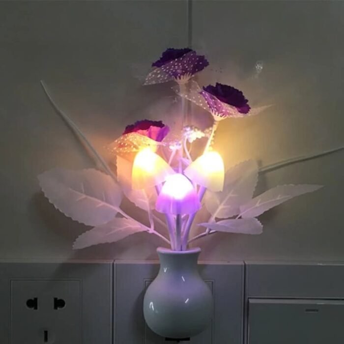 LED Sensor Dream Mushroom Lamp - Multicolor - Image 9