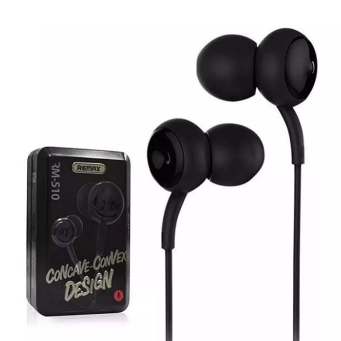 REMAX RM-510 High Performance Earphones REMAX RM 510 Wired Earphone Remax RM 510 Wired In-ear Stereo Music Headset with Mic wire control function - Image 5