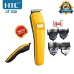 HTC AT-530 Rechargeable 4 clipper Hair and Beard Trimmer for Men