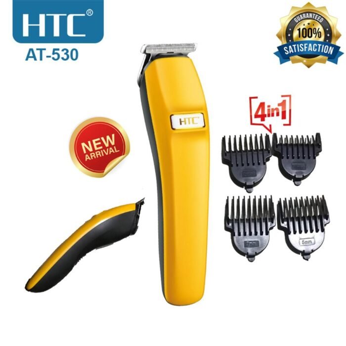 HTC AT-530 Rechargeable 4 clipper Hair and Beard Trimmer for Men - Image 2