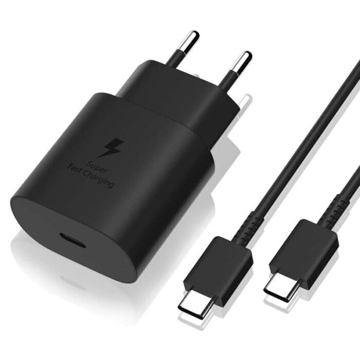 Samsung 25W Super Fast Original Charger USB Type C Charger Power Adapter For Galaxy Usb-C 2 Pin - Samsung 25wat PD Charger - Image 7