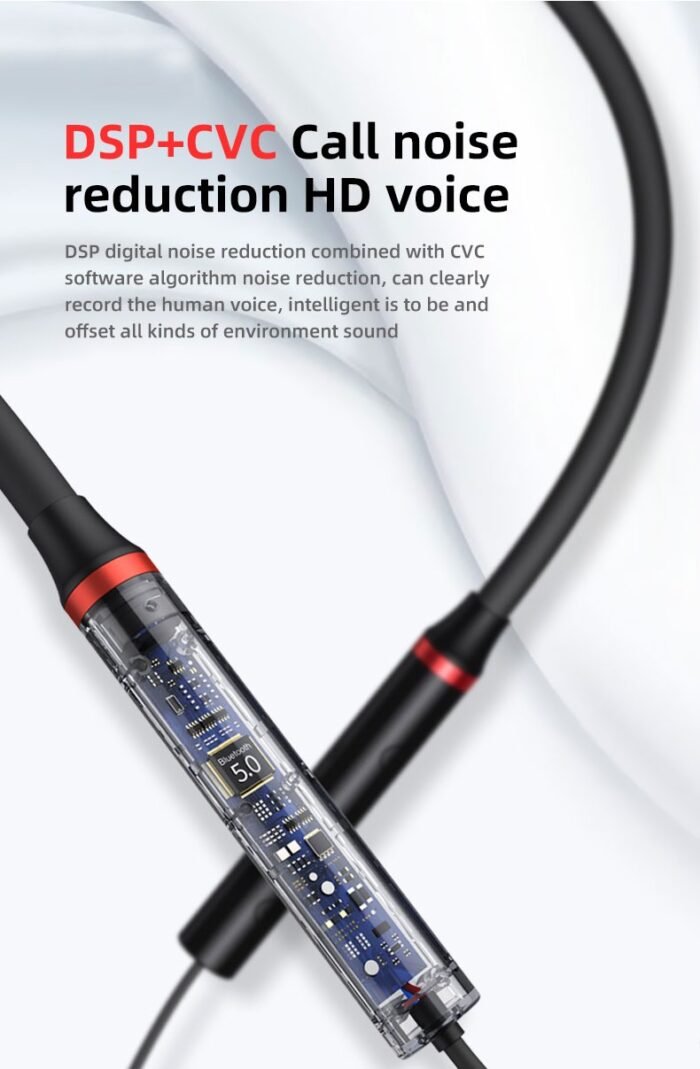 Original Lenovo HE05 Pro TWS Wireless Earphone Bluetooth 5.0 Sports Noise Canceling Neckband Headphones Waterproof Microphone - Image 18