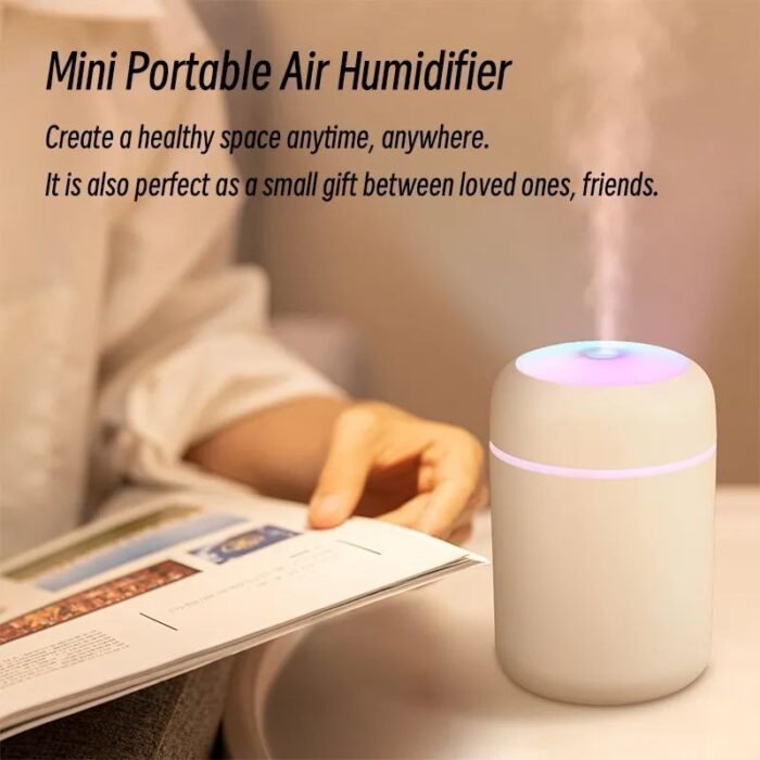 300ml H2O Air Humidifier Portable Mini USB Aroma - Image 4