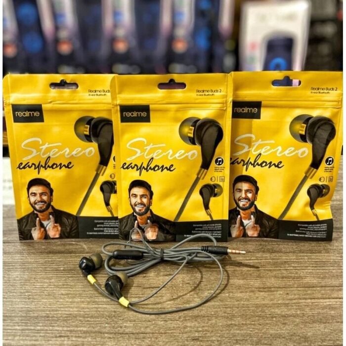 Realme Earphone With Mic Ear Ruds 2 3.5Mm Jack With Mic 4Pcs - Headphone - Ear Phone - Earphone - Image 4