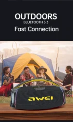 Awei KA16 Wireless 60W Speaker High Quality Audio Portable Speaker - Image 3