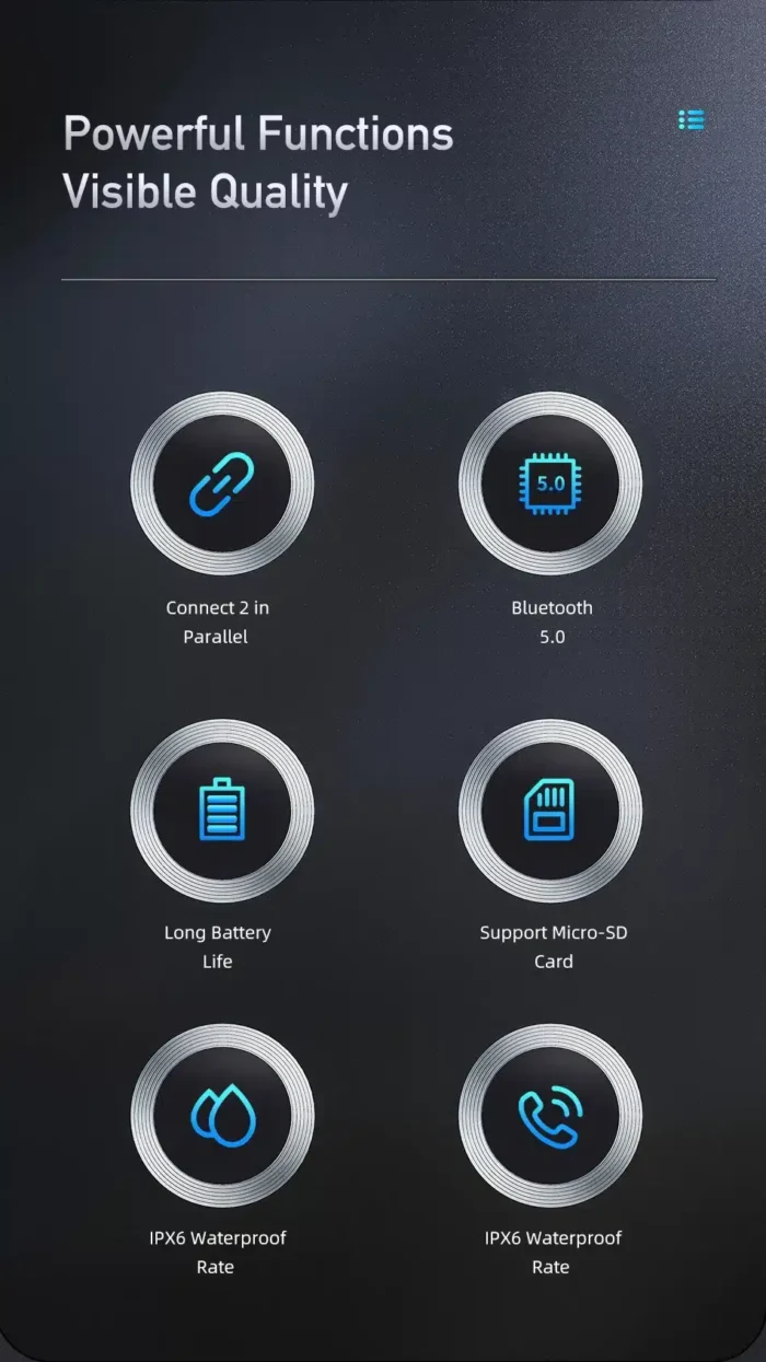 Awei Y310 Speaker Bluetooth Subwoofer High Power Wireless Speaker - Image 5